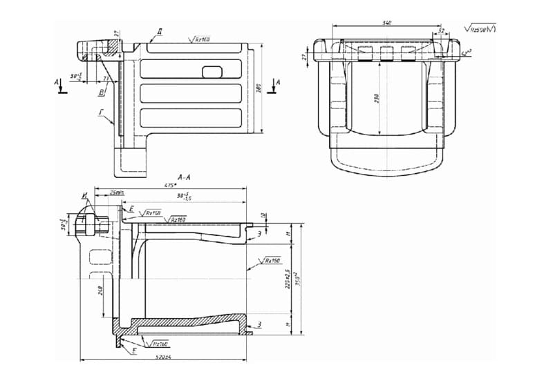 Упоры передние УП1К-1, УП1К-2